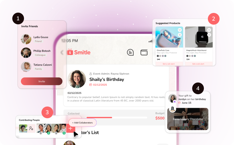 Smitle Gifting Flow